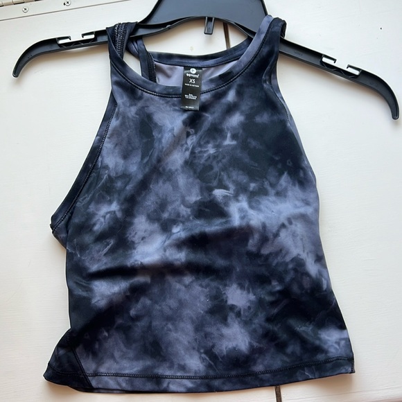 grey and black workout tank top size small - Picture 1 of 1